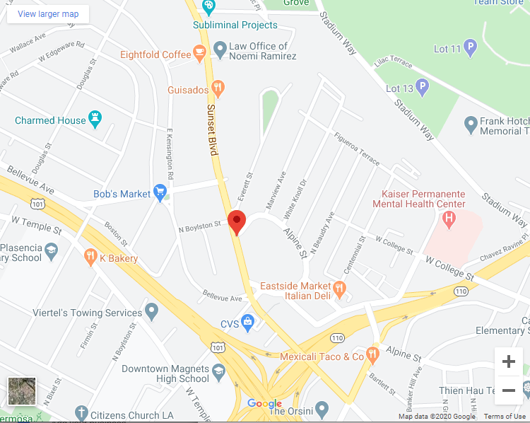 map of sunset and white knoll